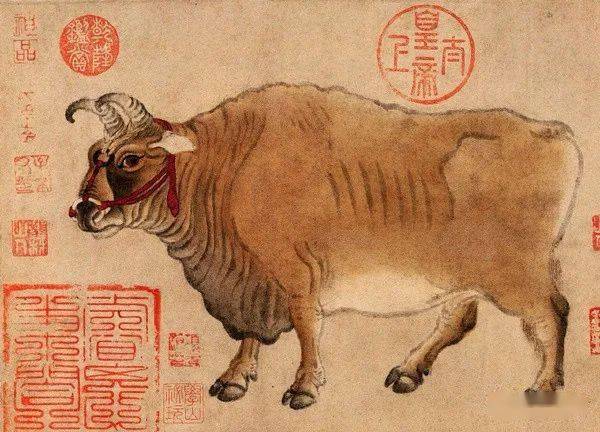 the 1st ox of Five Oxen 五牛图